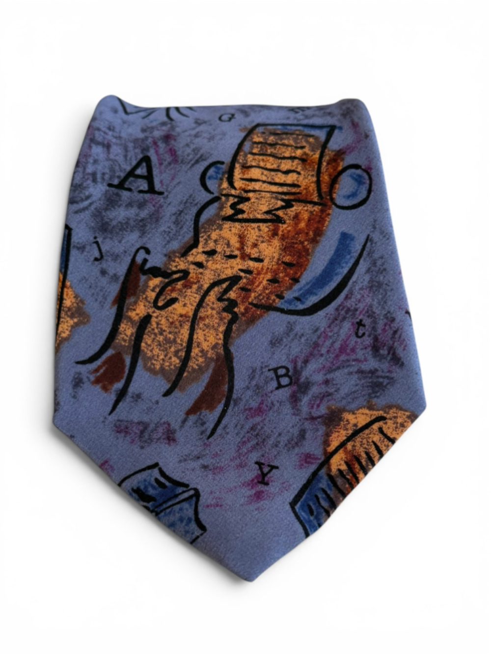 Vintage 1991 Beatles Paperback Writer 100% Silk Necktie Manhattan Neckwear Tie